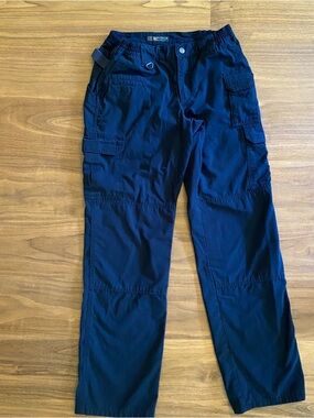 5.11 Tactical Navy Cargo Pants Women’s Size 8 Long Utility Hiking